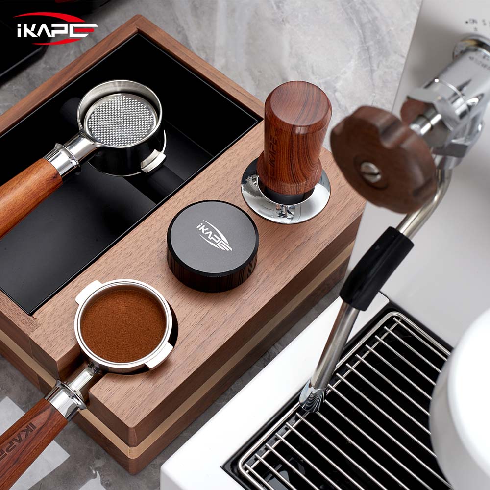 Wooden-Handle Spring Tamper - 49 to 58.5mm