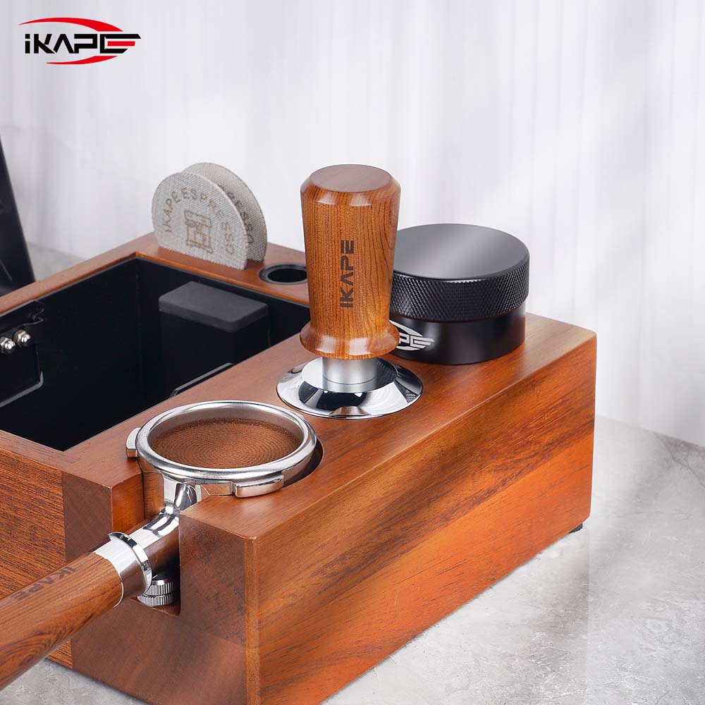 Wooden-Handle Spring Tamper - 49 to 58.5mm