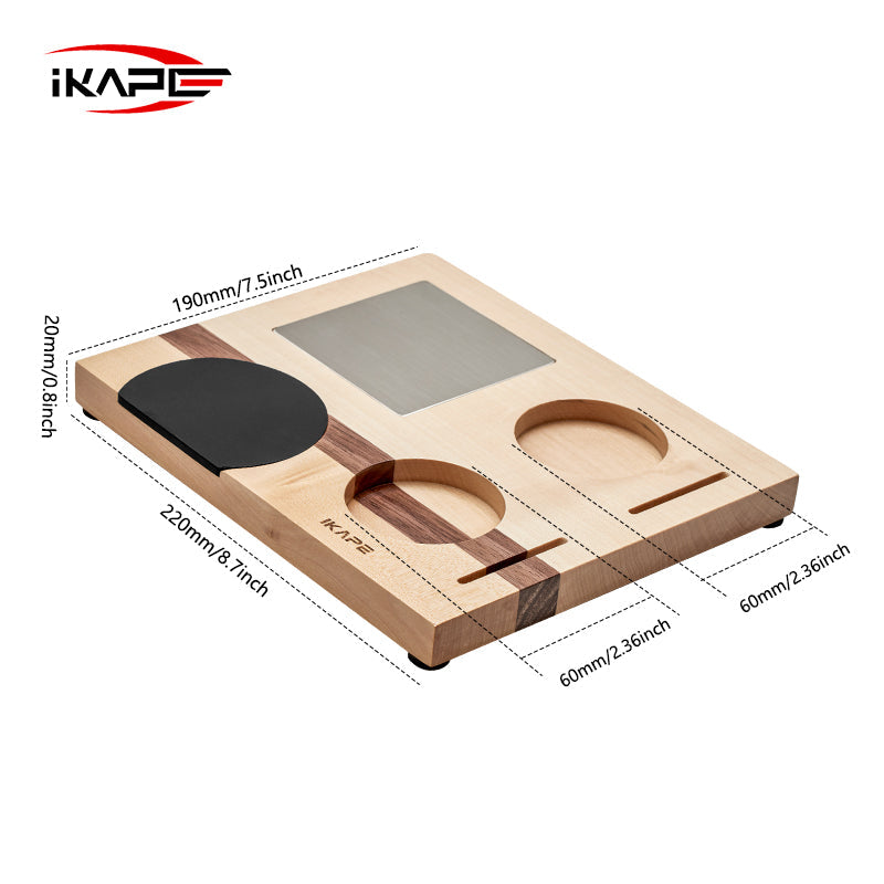 Universal Tamper Station - Maple or Walnut
