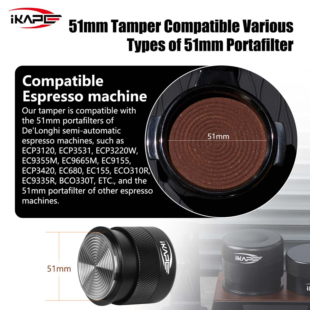 Palm Calibrated Tamper V4 - 51, 54 or 58mm