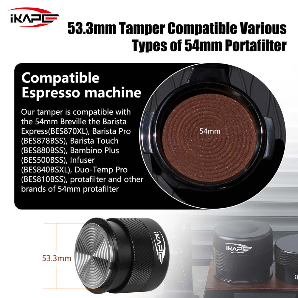 Palm Calibrated Tamper V4 - 51, 54 or 58mm