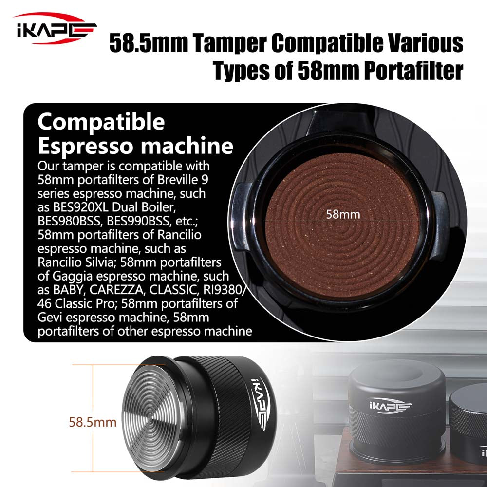 Palm Calibrated Tamper V4 - 51, 54 or 58mm