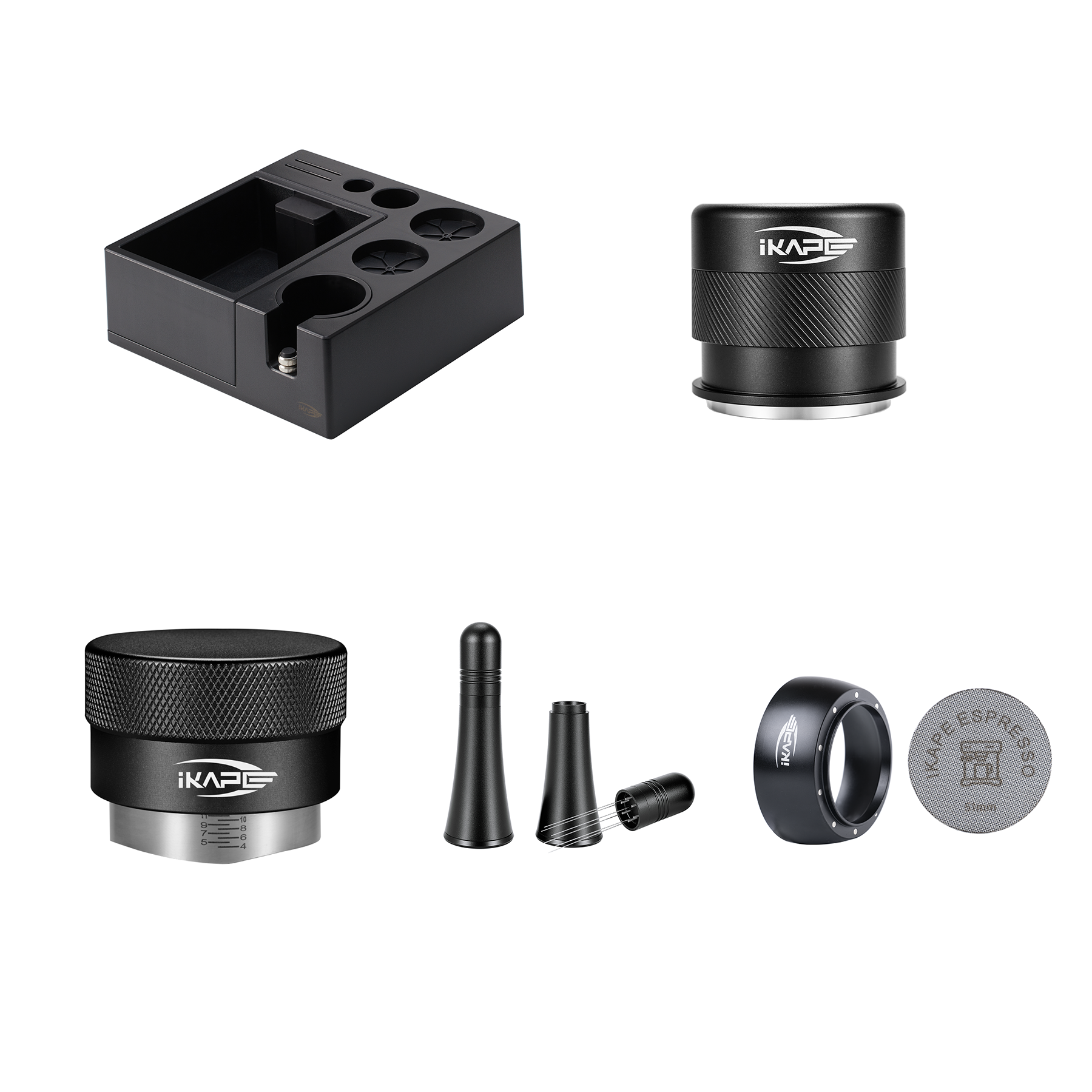 Distributor, Knock Box and Puck Prep Set