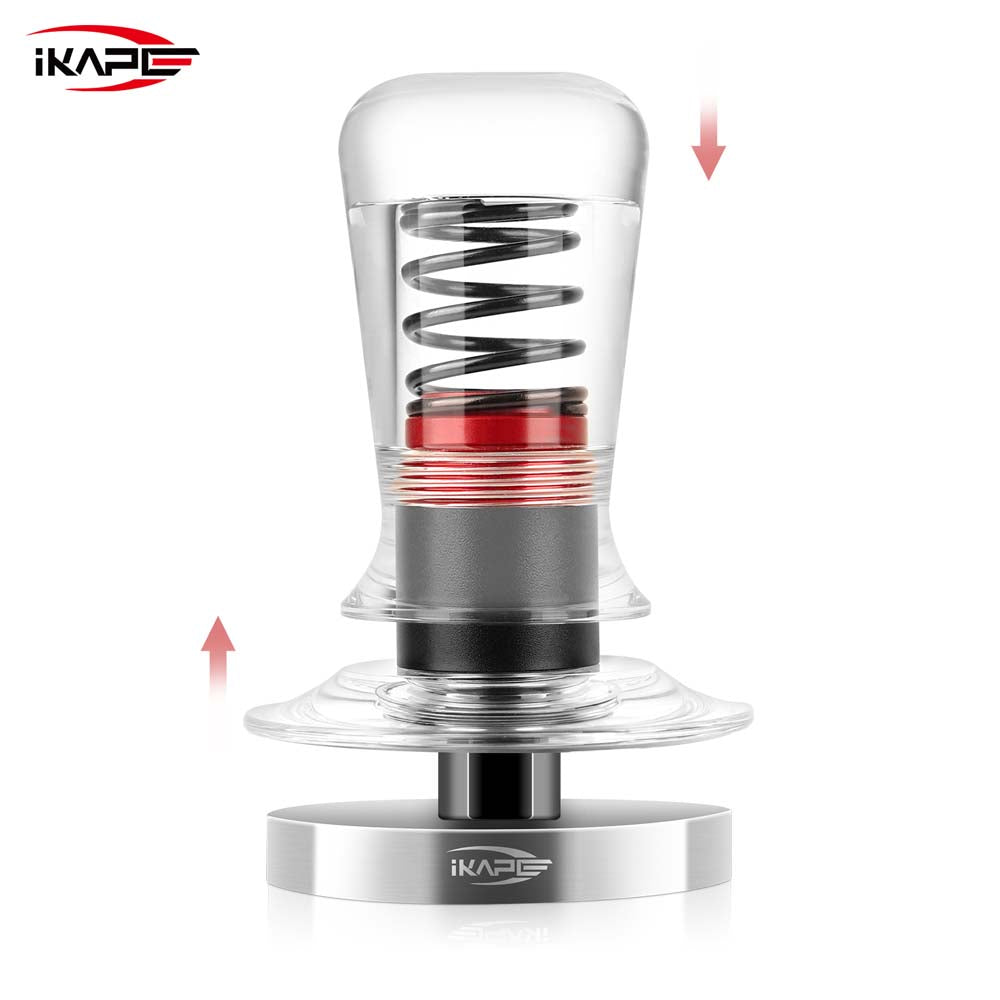 Clear-Handle Calibrated Tamper V3 - Flat Base