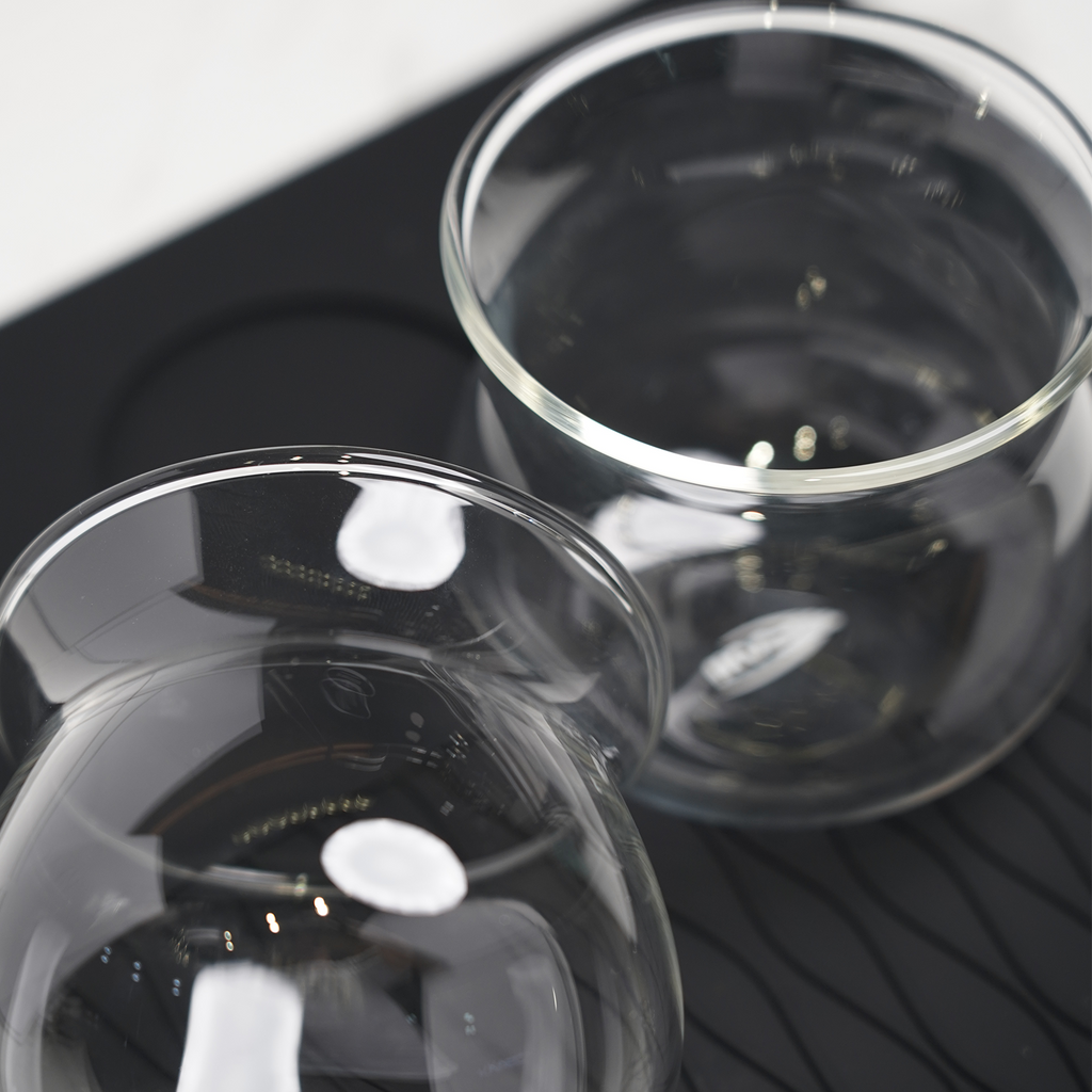 Clear Glass Coffee Cup 300ml - 1, 3 or 5 Pack