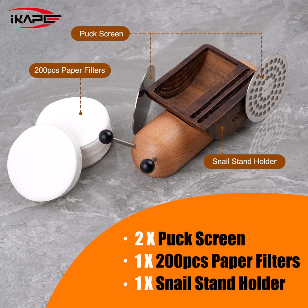 Snail Organiser with Filters and Puck Screens