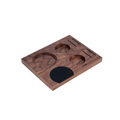 Universal Tamper Station - Maple or Walnut, for 51mm, 54mm and 58mm portafilters