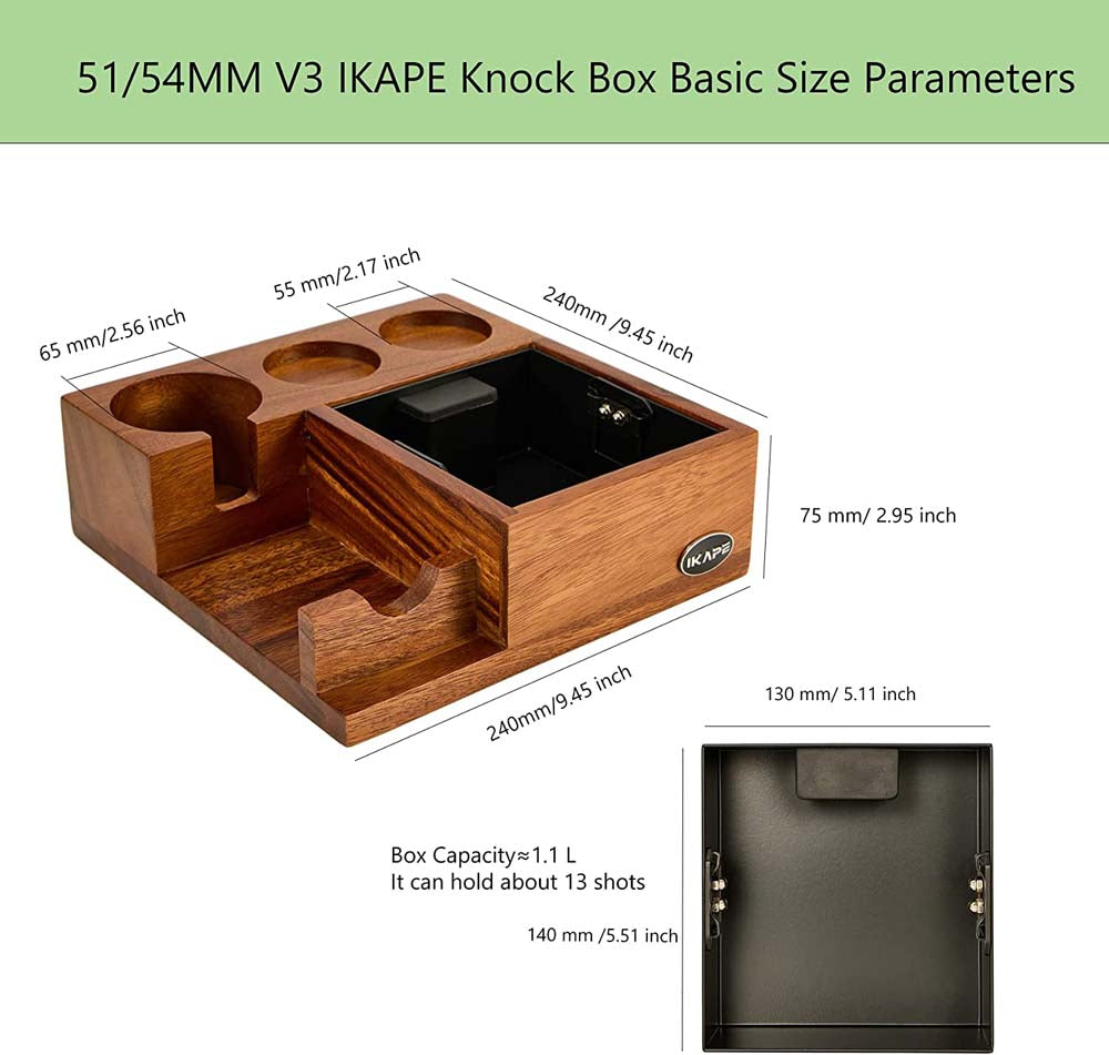 V3 Espresso Knock Box