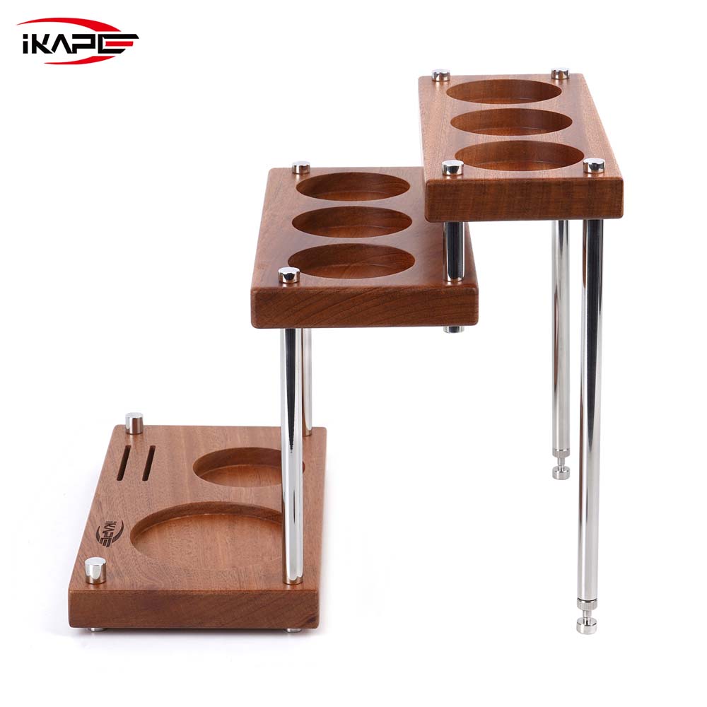 3-Tier Coffee Tool Organiser - Walnut or Sapele