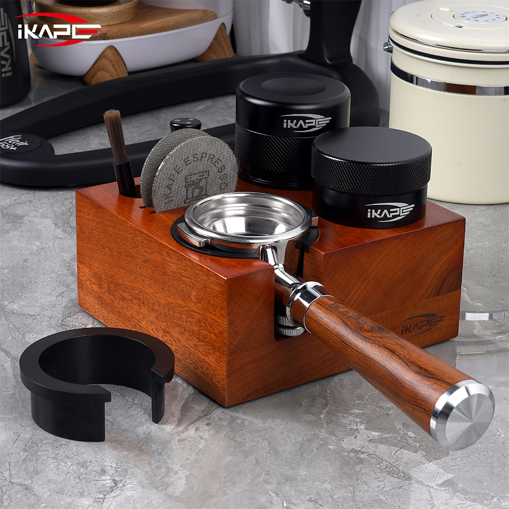 Wooden 7-in-1 Tamper Station - 51, 54, 58mm