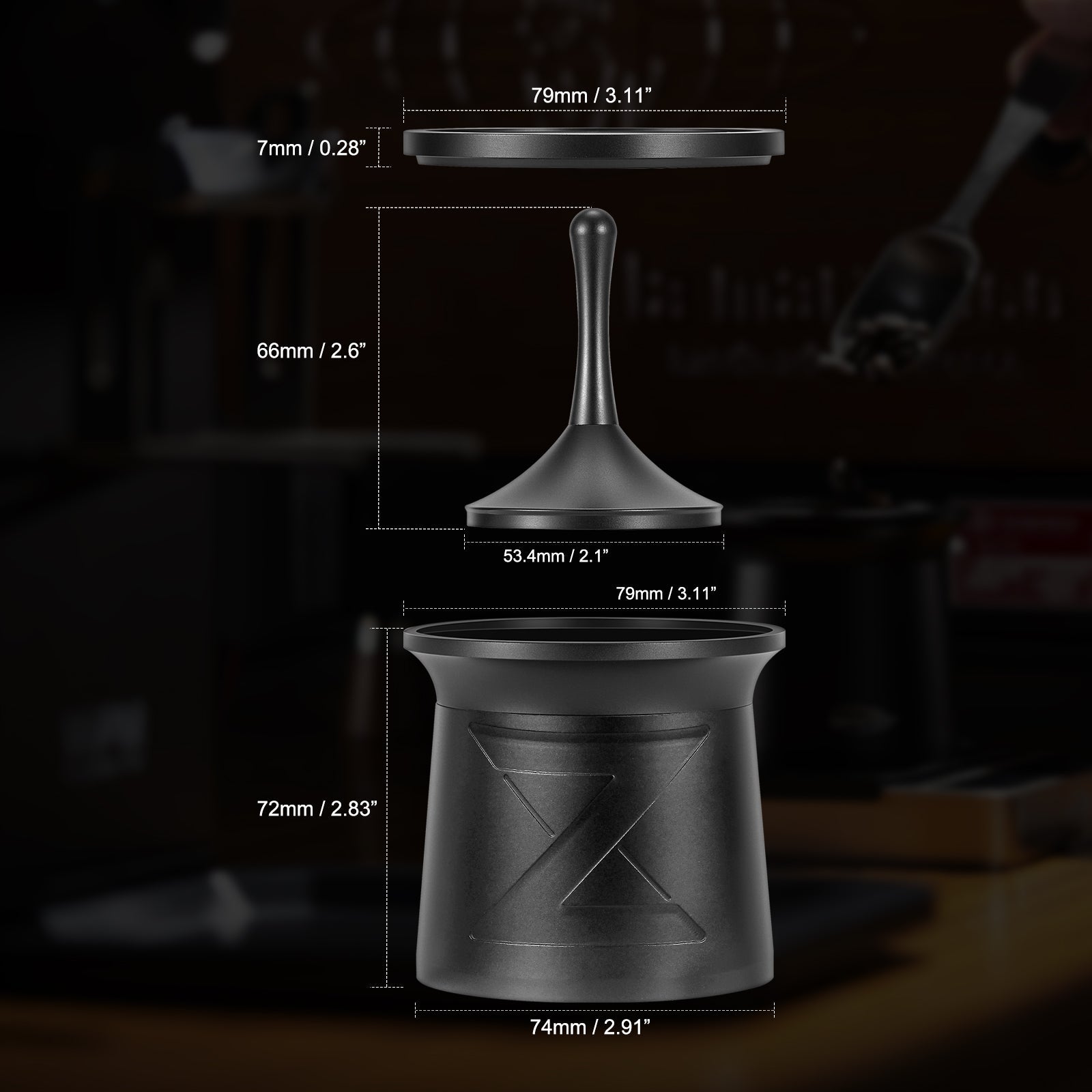 Blind Shaker V2 - Grind, Shake, Dose