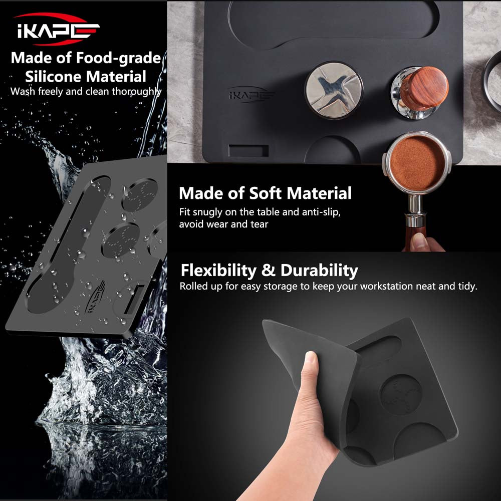 Corner Tamping Mat - Non-Slip Silicone