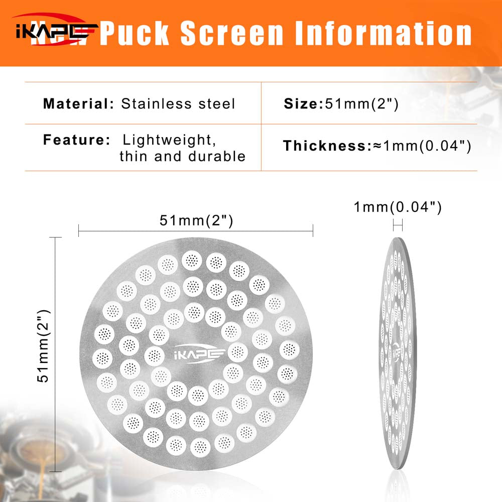 Puck Screen V2 - 0.8mm, 51 to 58.5mm