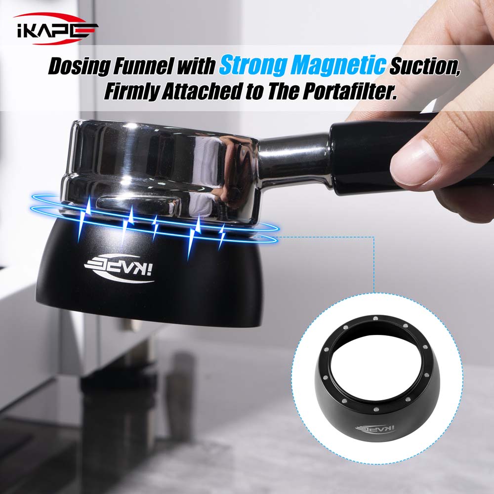 Magnetic Dosing Funnel with Puck Screen