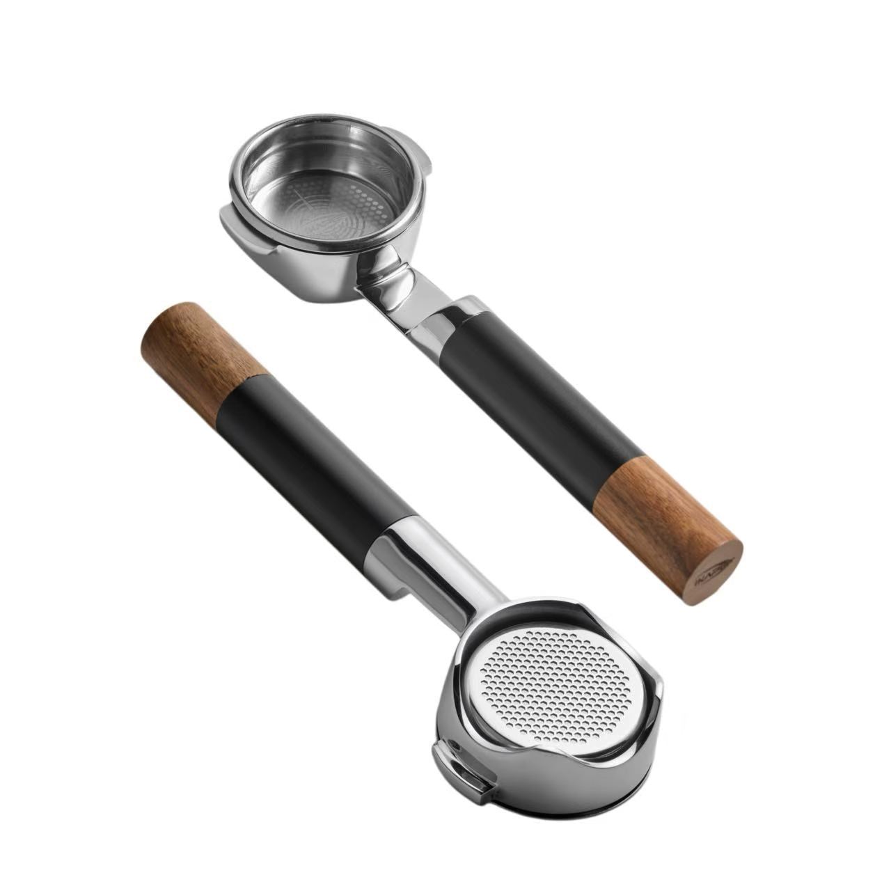 Openwork Bottomless Portafilter with Basket, for 54mm and 58mm portafilters