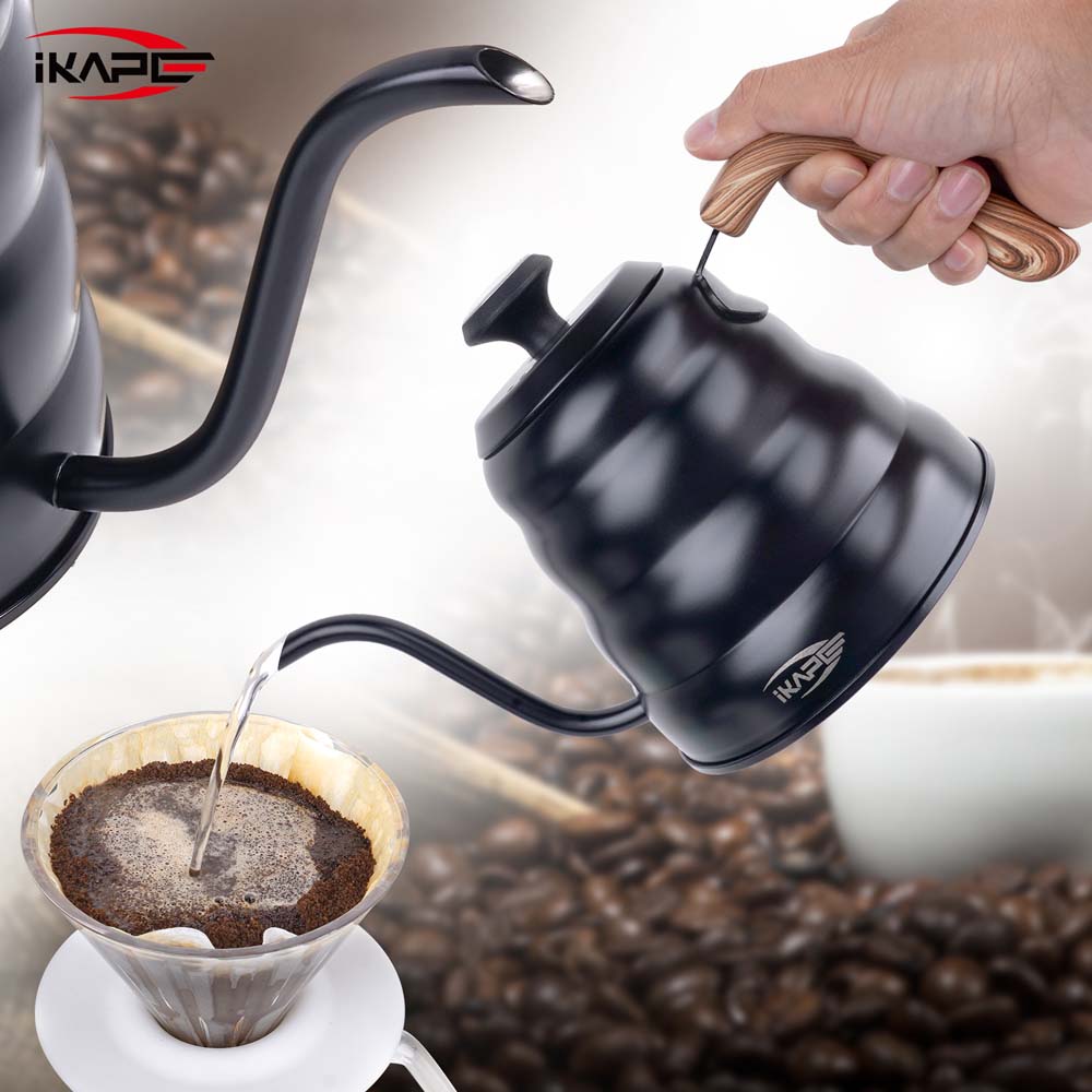 Gooseneck Pour-Over Kettle 40oz with Thermometer