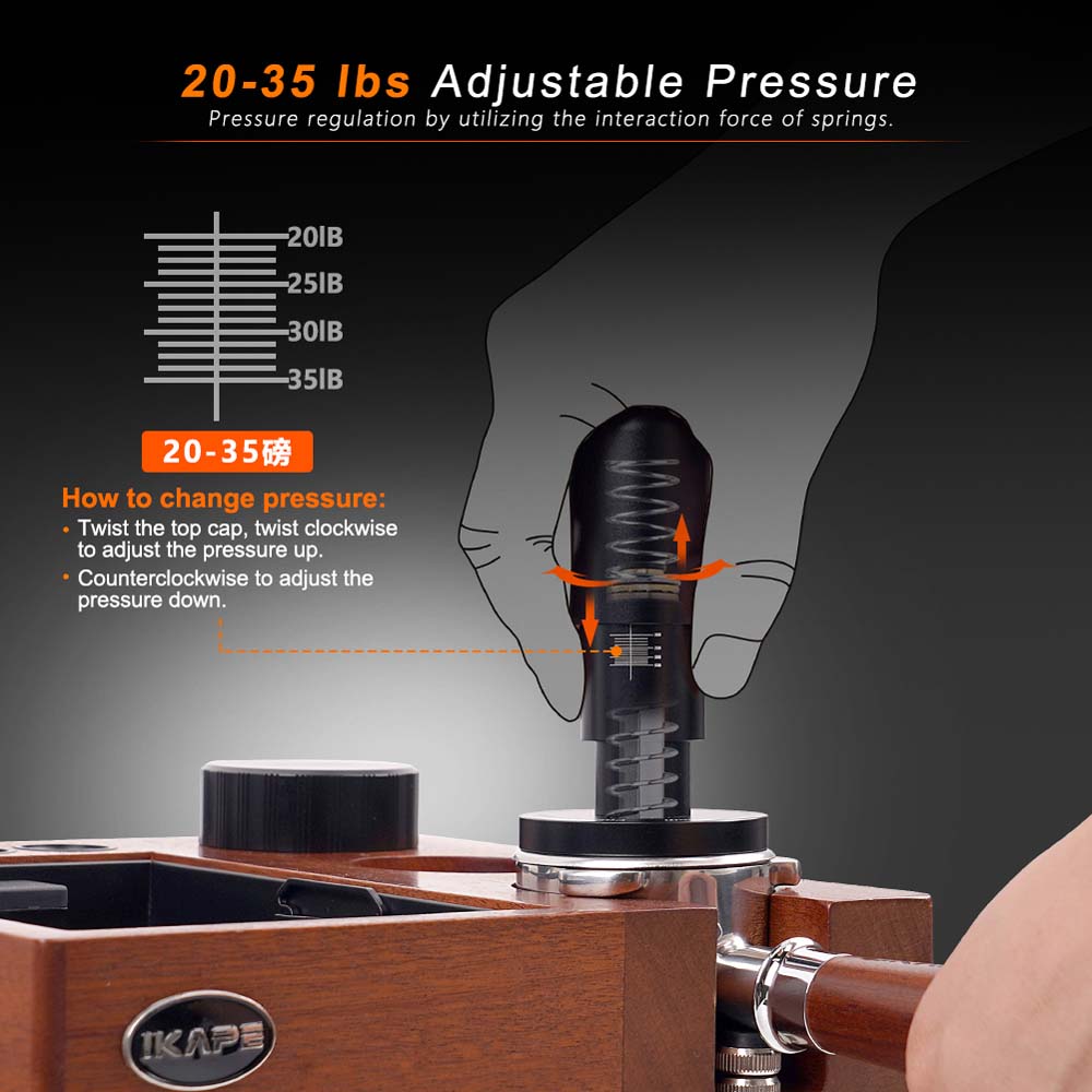 Adjustable-Pressure Calibrated Spring Tamper