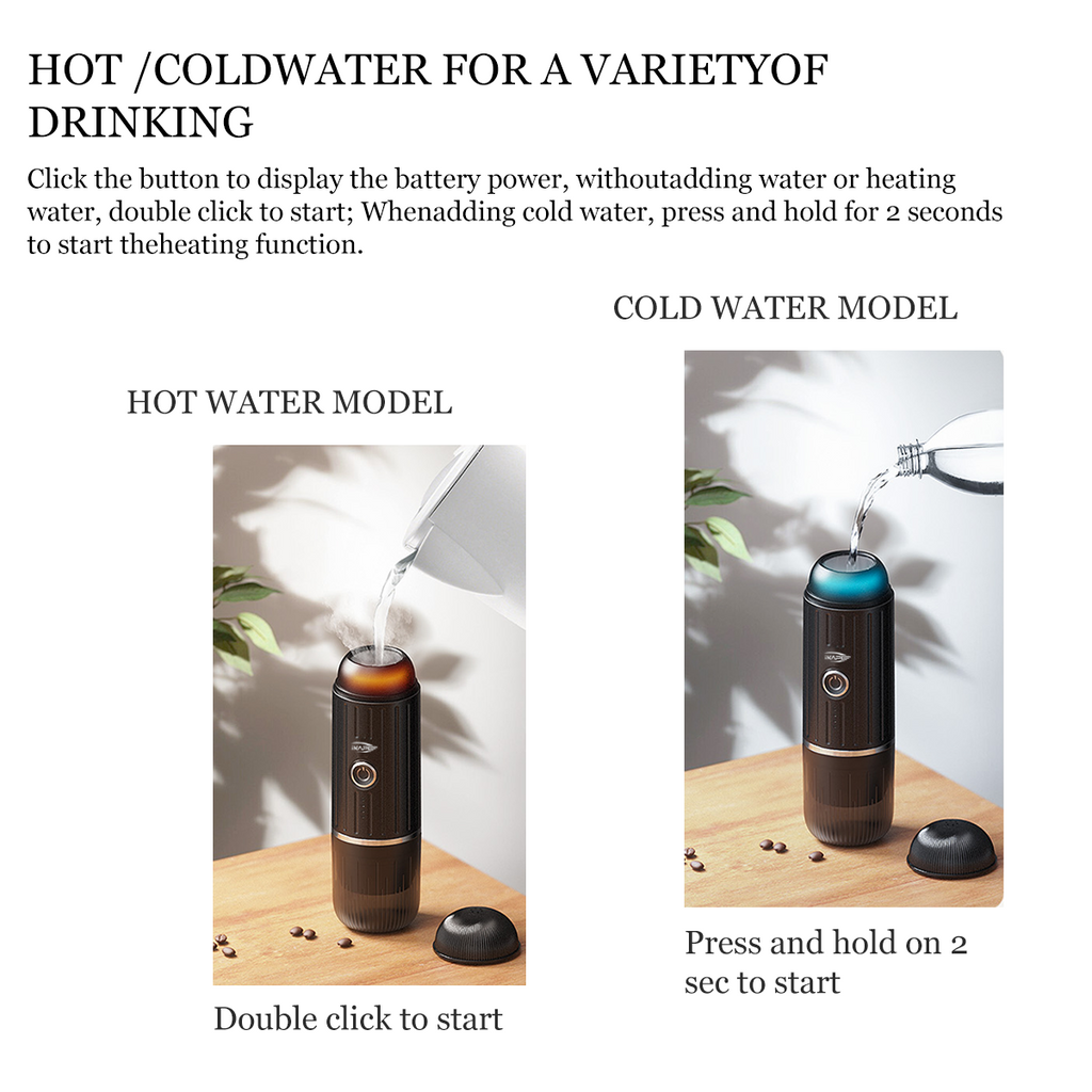 Portable Electric Espresso Machine - Hot or Cold