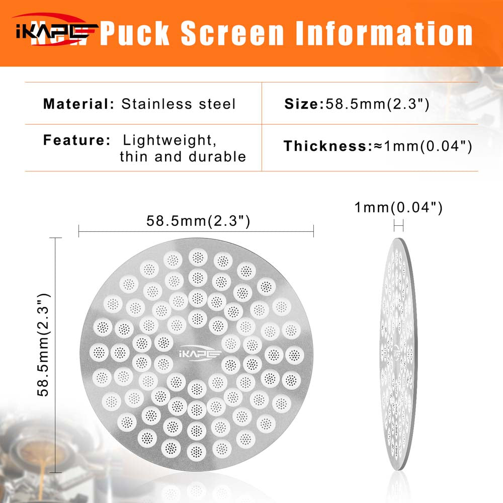 Puck Screen V2 - 0.8mm, 51 to 58.5mm
