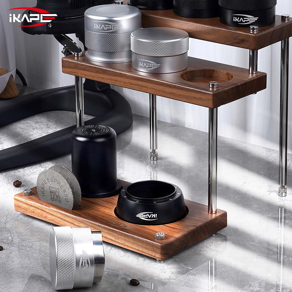 3-Tier Coffee Tool Organiser - Walnut or Sapele