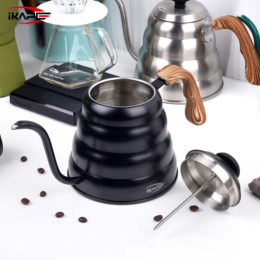 Gooseneck Pour-Over Kettle 40oz with Thermometer