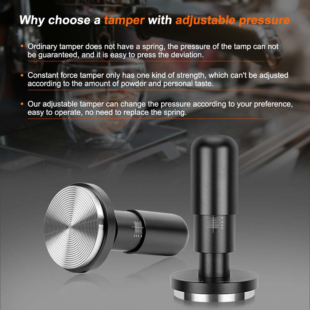 Adjustable-Pressure Calibrated Spring Tamper