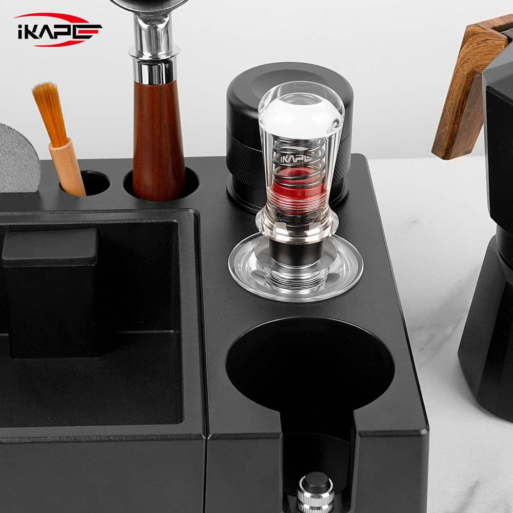 Clear-Handle Calibrated Tamper V3 - Flat Base