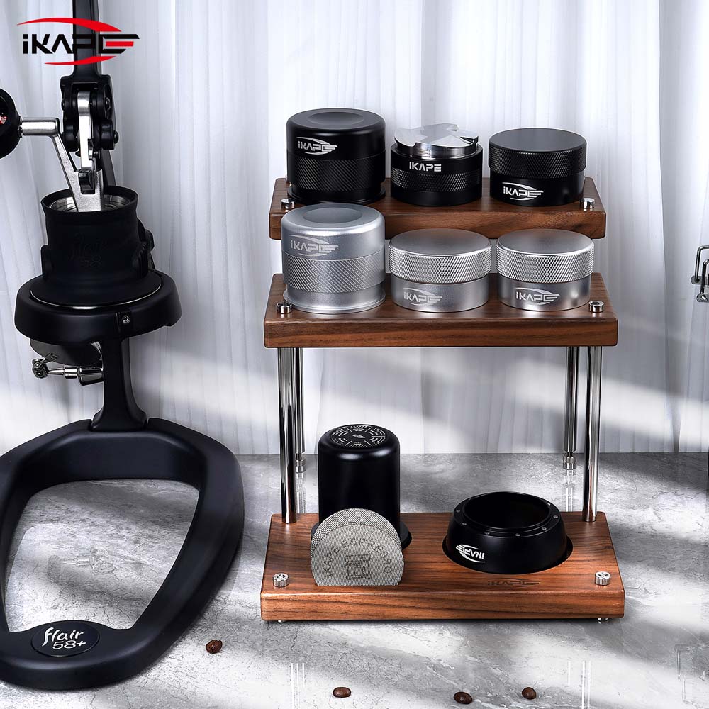 3-Tier Coffee Tool Organiser - Walnut or Sapele