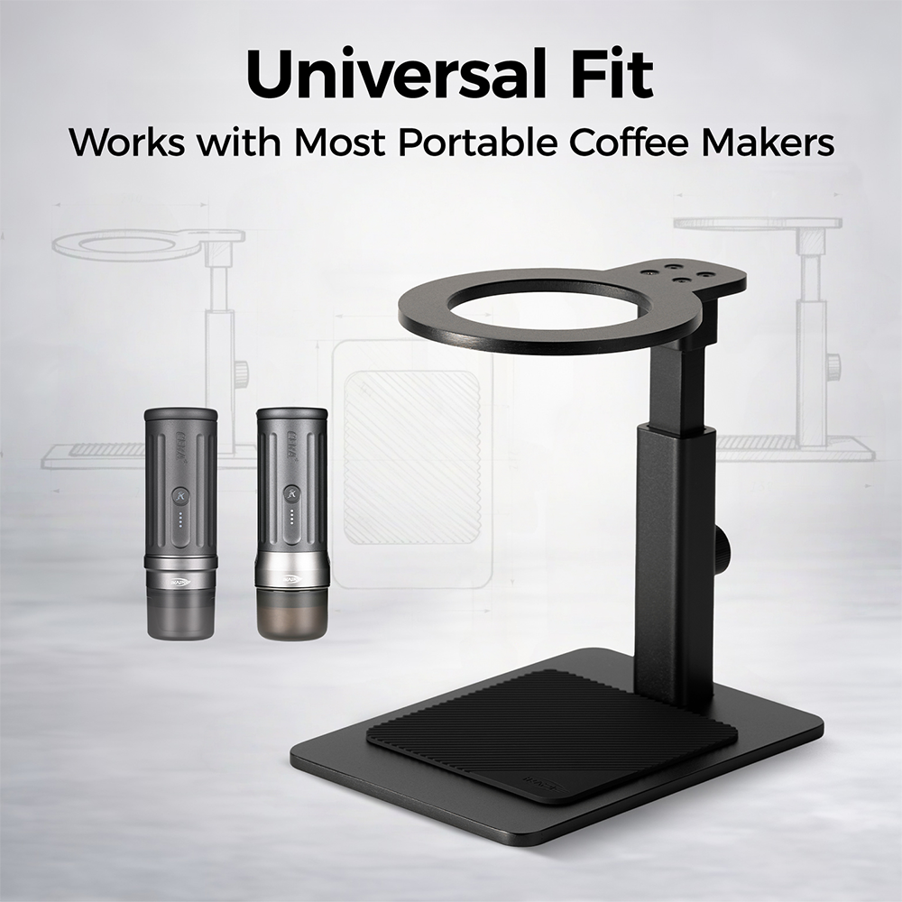 Adjustable Stand for Portable Espresso Makers
