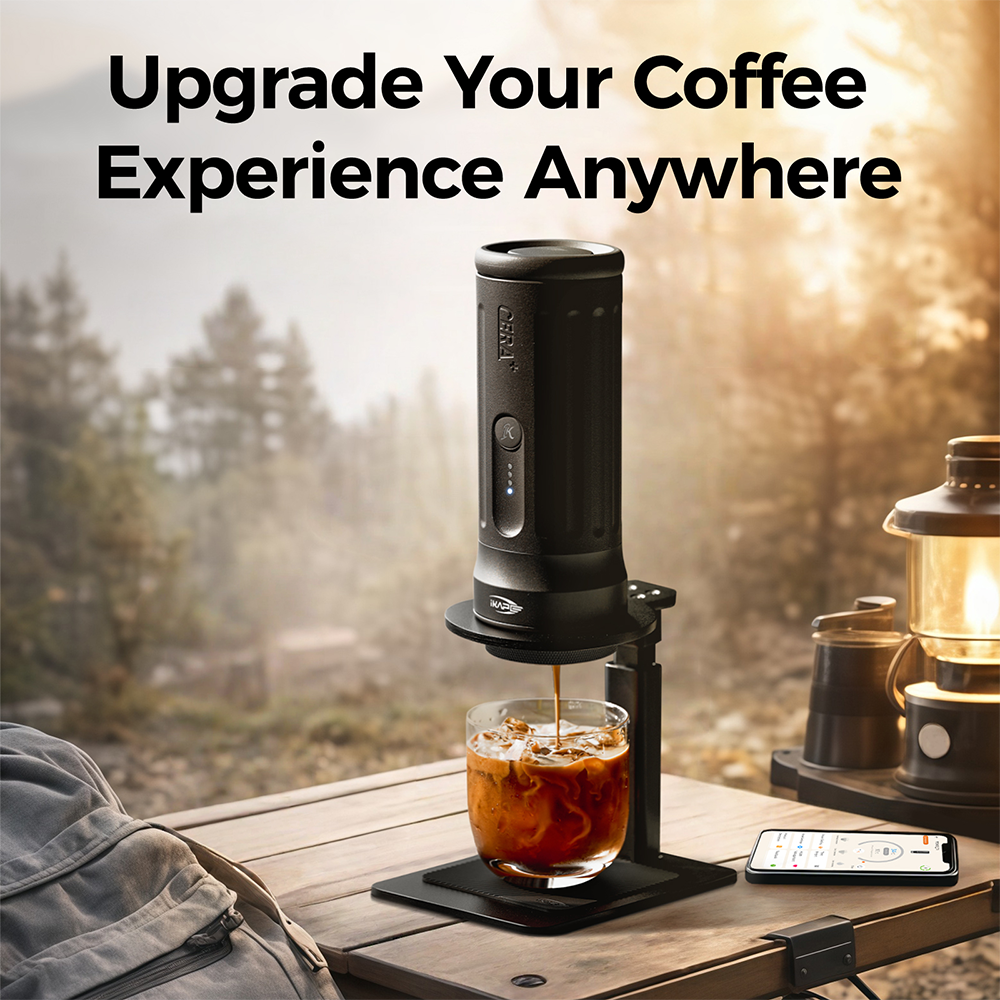 Adjustable Stand for Portable Espresso Makers