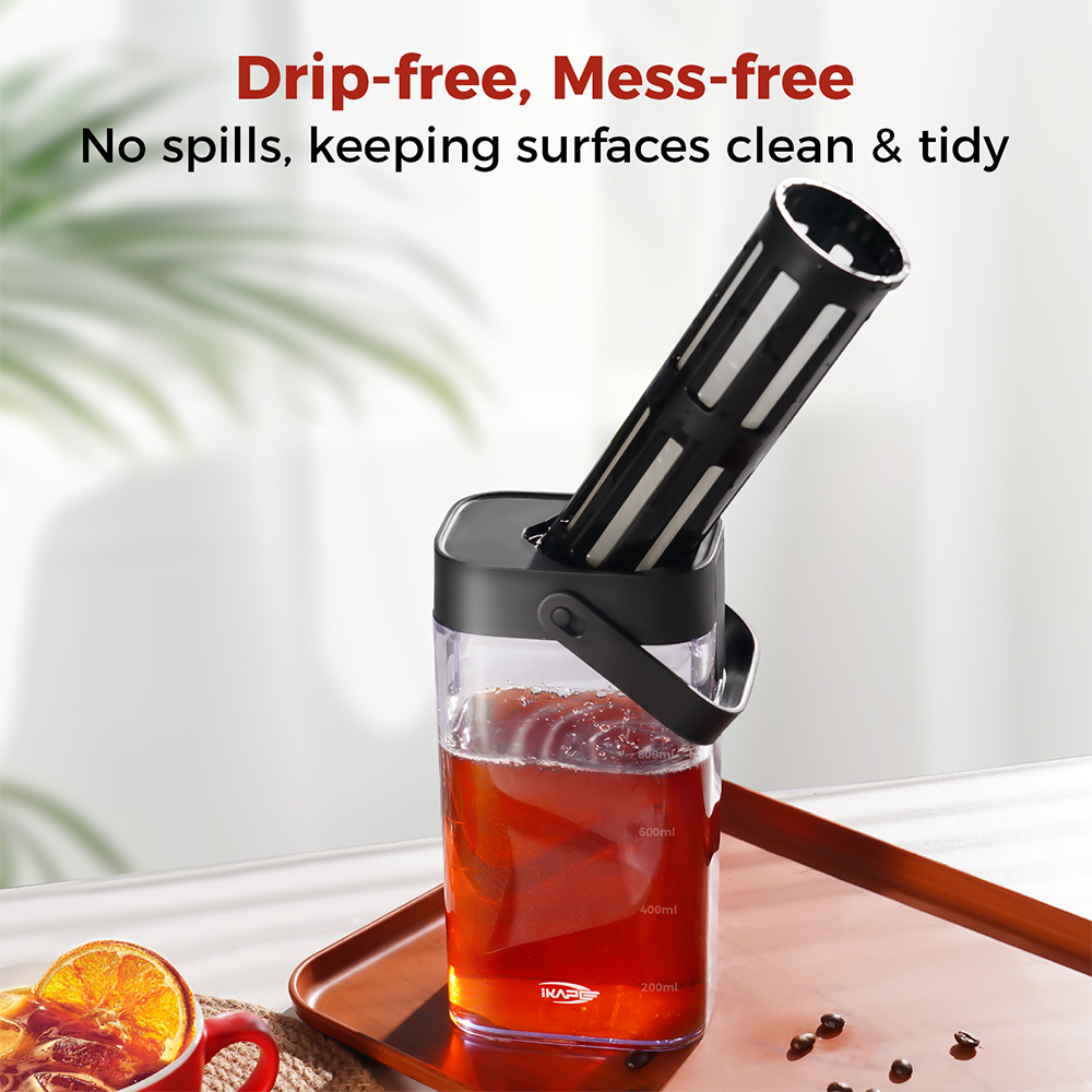 Cold Brew Coffee Maker 1100ml - Black or Brown