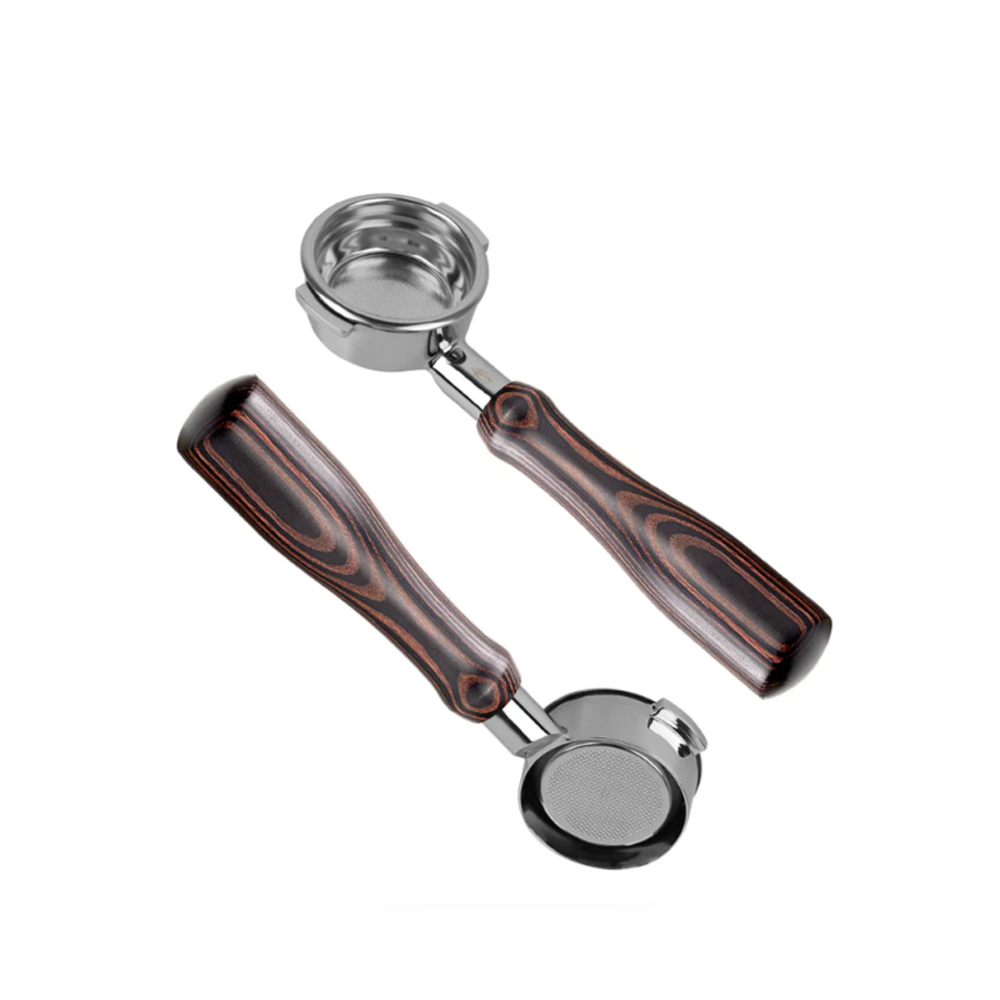 Bottomless Portafilter - Phantom Wooden Handle, for 54mm and 58mm portafilters