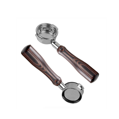 Bottomless Portafilter - Phantom Wooden Handle, for 54mm and 58mm portafilters