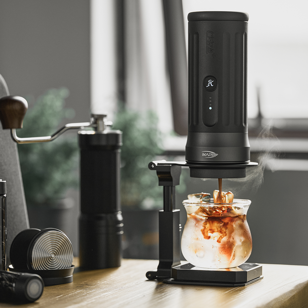 Folding Stand for Portable Espresso Makers