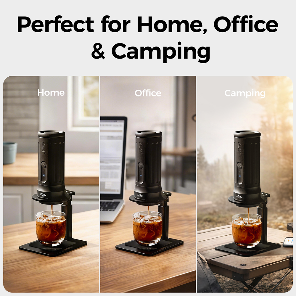 Adjustable Stand for Portable Espresso Makers