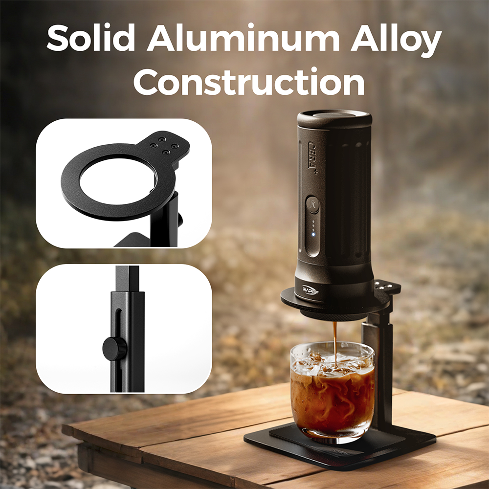 Adjustable Stand for Portable Espresso Makers