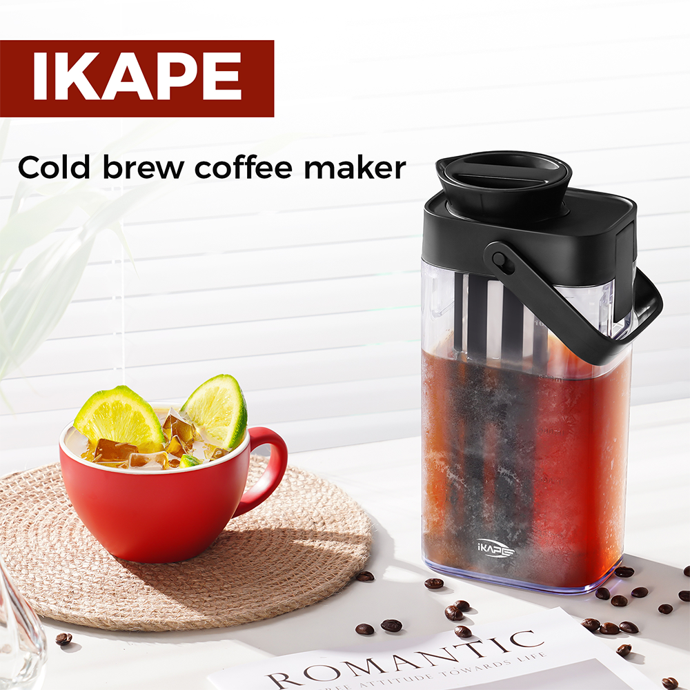 Cold Brew Coffee Maker 1100ml - Black or Brown