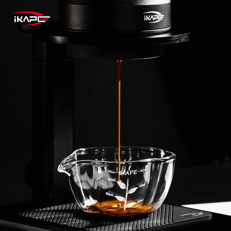 Glass Petal Espresso Measuring Cup