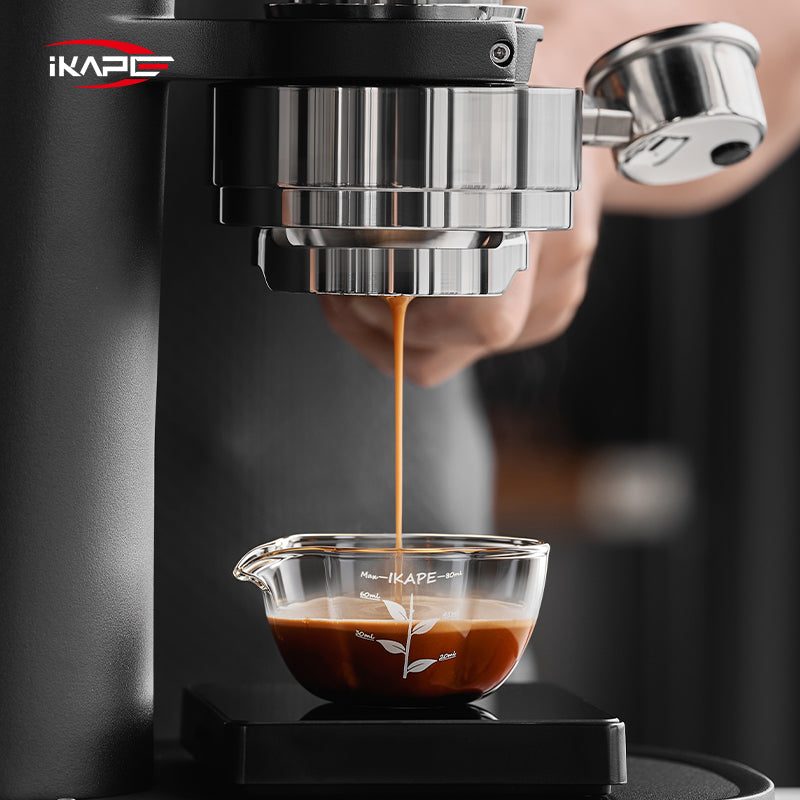 Glass Petal Espresso Measuring Cup