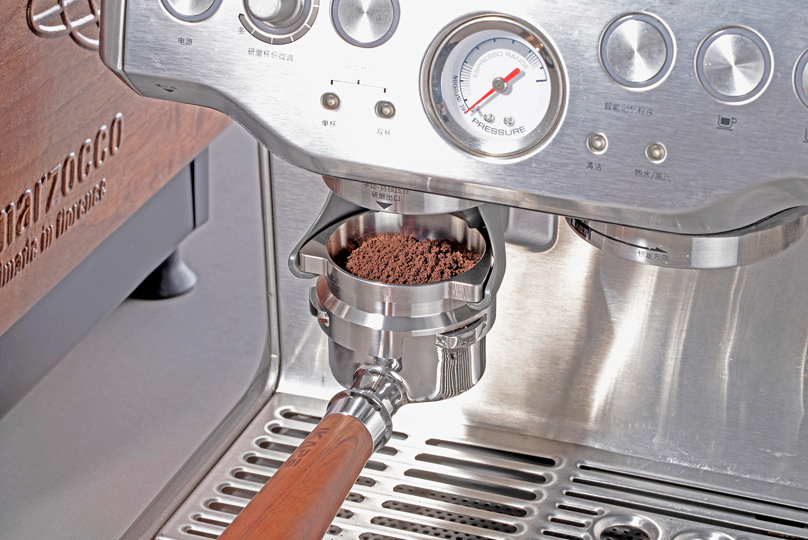 54mm Dosing Funnel for Breville - Silver or Black