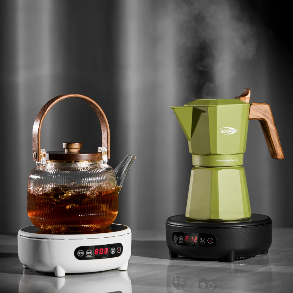 Electric Ceramic Stove - Touch Control, Moka Bundle