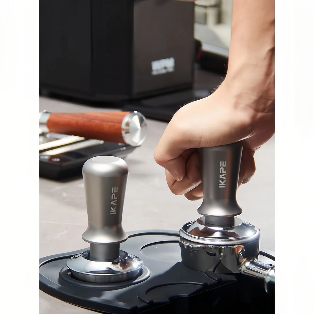 Spring-Loaded Tamper - 45 to 58.35mm, Flat or Ripple, for 45mm, 49mm, 51mm, 54mm and 58mm portafilters