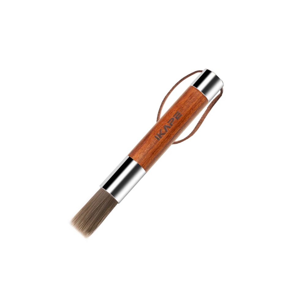 Group Head Cleaning Brush - Walnut Handle