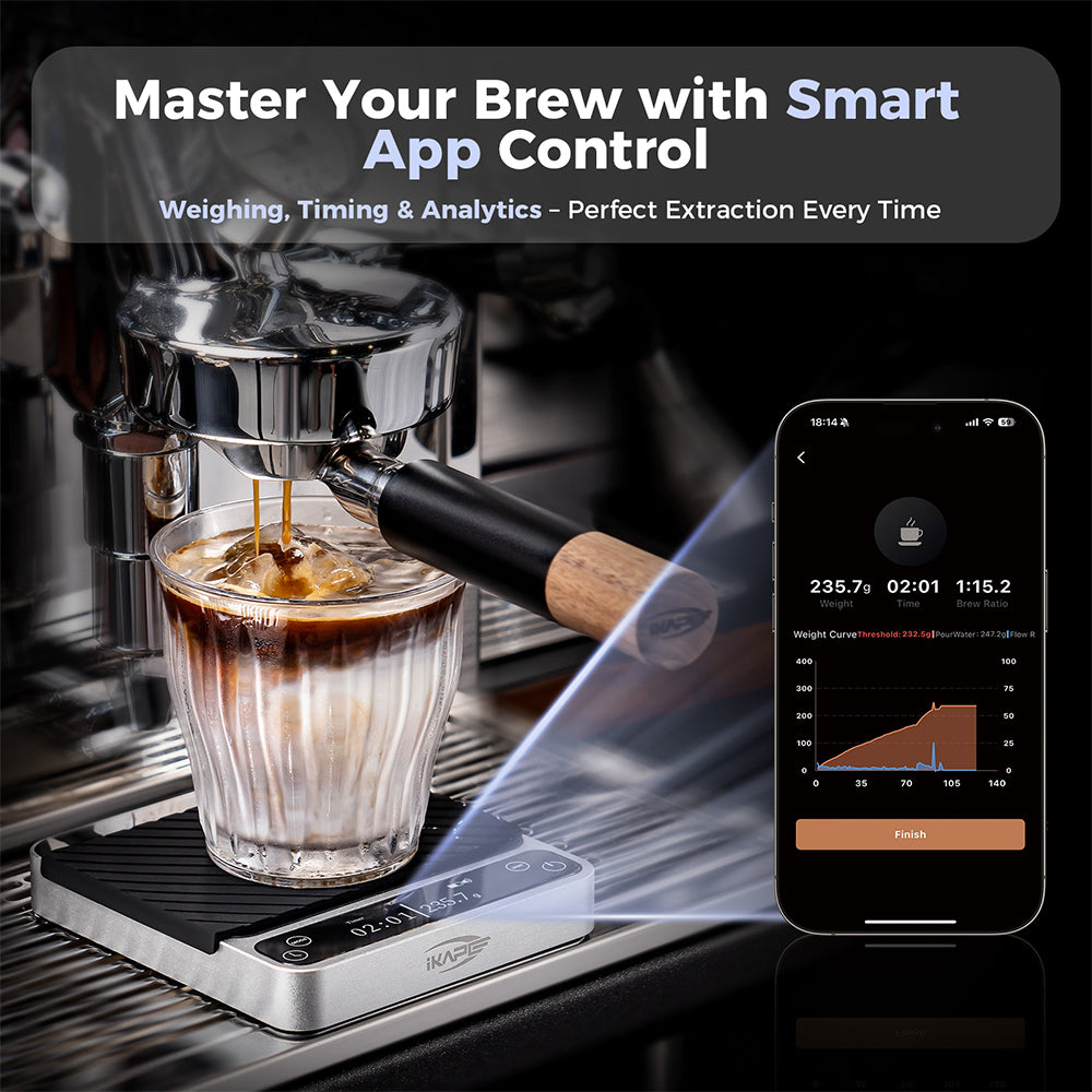 Bluetooth Coffee Scale V2 Pro - App Connected