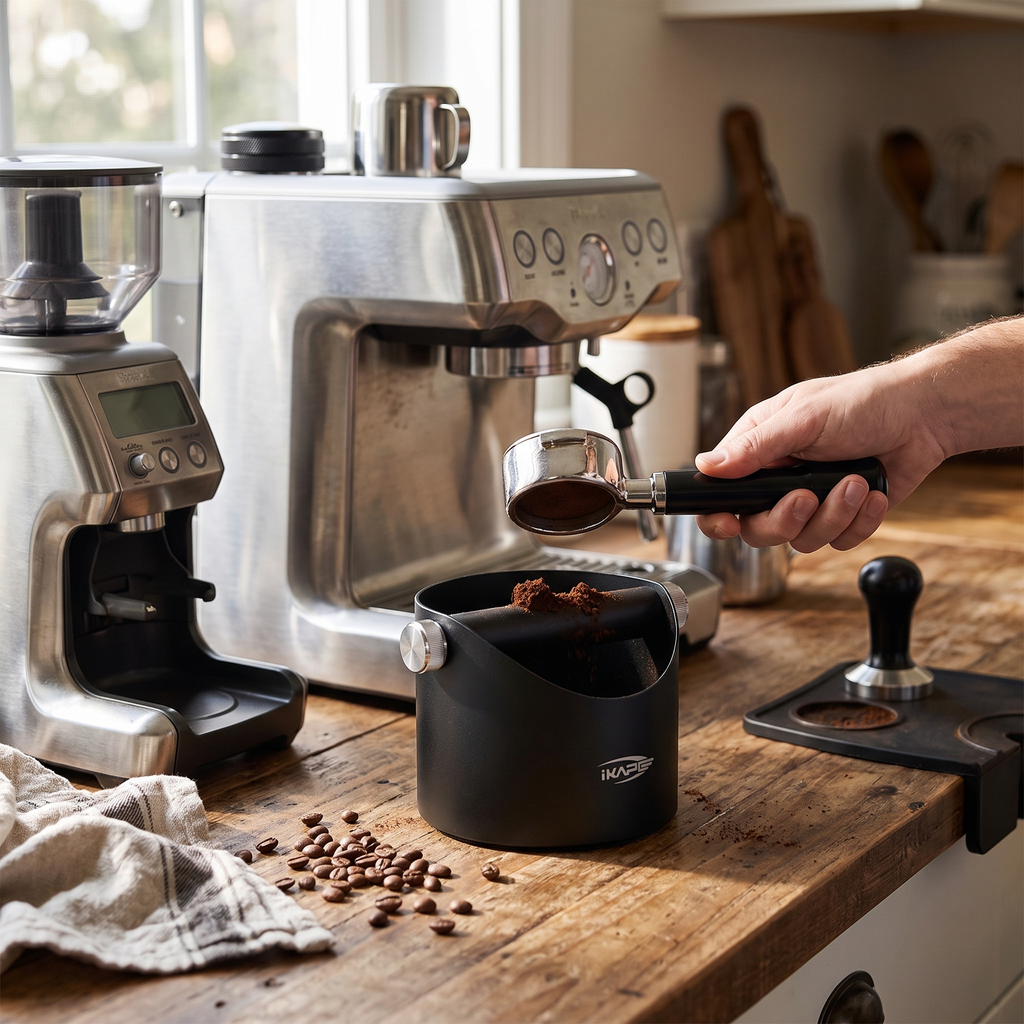 IKAPE Espresso Knock Box