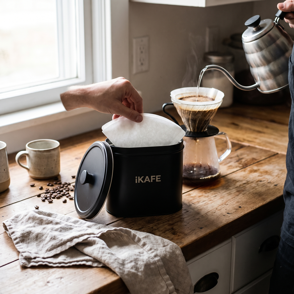 IKAPE Espresso Paper Filters, 200pcs
