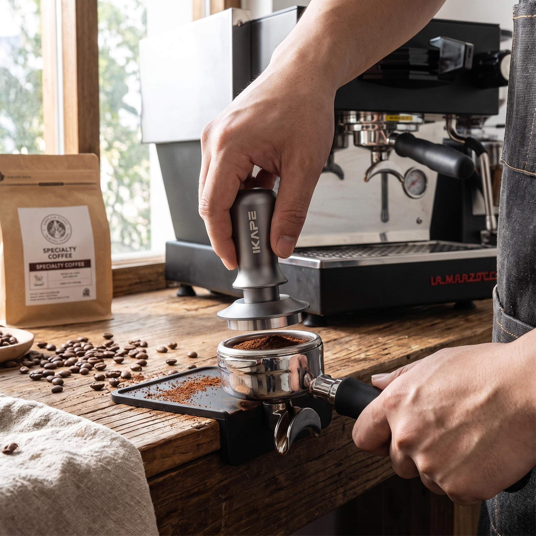 IKAPE Espresso V3 Calibrated Coffee Tamper with Calibrated Spring Loaded
