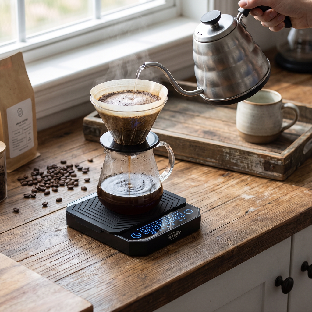 IKAPE Metal Smart Palm Electronic Coffee Scale -V3