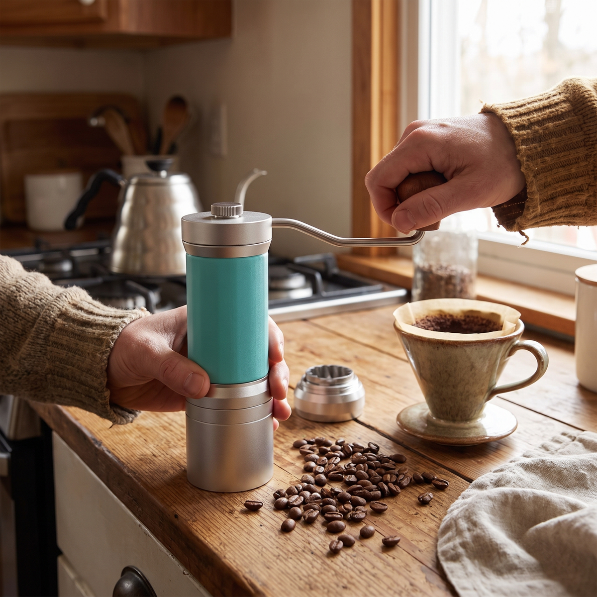 IKAPE Manual Coffee Grinder