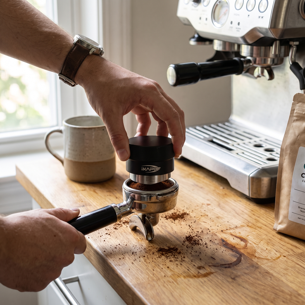 IKAPE Gravity Coffee Distributor | Espresso Leveler Tool